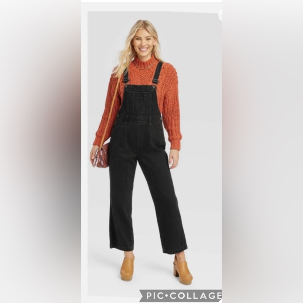 Wide Leg Overalls
